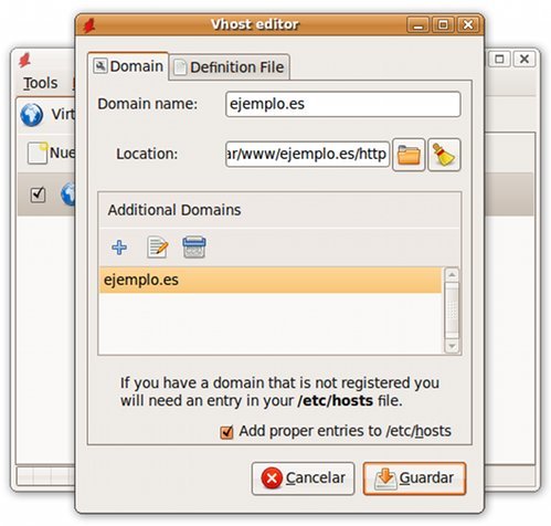 Rapache 0.5, gestor de configuración de Apache