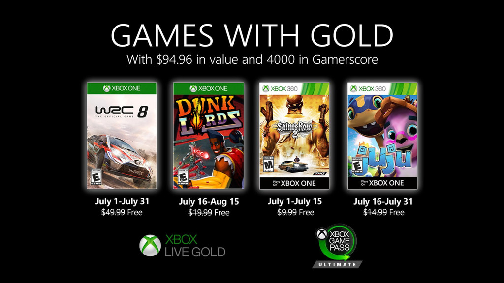 Saints Row 2 y WRC 8 entre los Games With Gold de julio de 2020 para Xbox One y Xbox 360 Saints Row 2 y WRC 8 entre los Games With Gold de julio de 2020 para Xbox One y Xbox 360