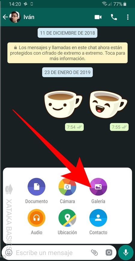 Cómo crear tus propios GIFs con WhatsApp y usarlos fácilmente en