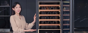 Samsung ha decidido meterle IA hasta el vino: su nueva vinoteca no es sólo temperatura, también es presentación