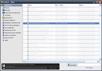 Comparte tu librería de iTunes con Mojo para Windows