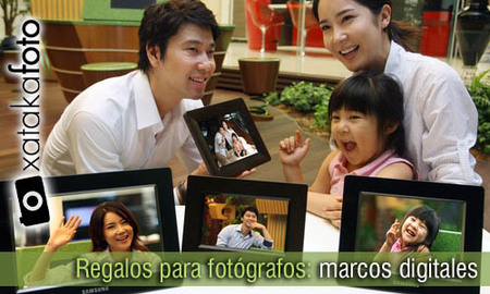 Regalos de Navidad para fotógrafos: marcos digitales