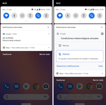 Silenciar Notificaciones