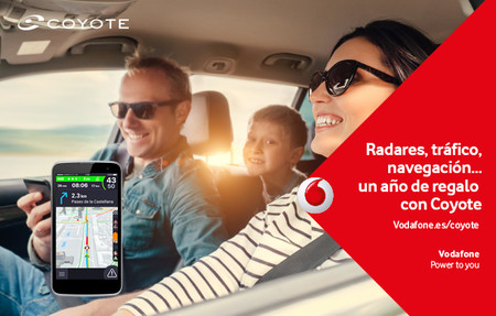 Alertas de radares, incidencias de tráfico y asistencia, ahora gratis un año con Coyote y Vodafone