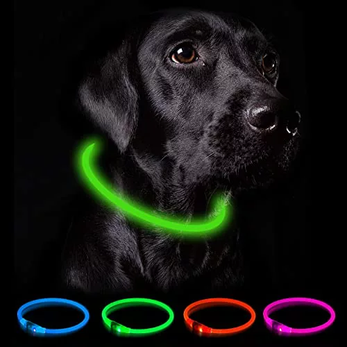 Nepfaivy Collar Luminoso Perro Recargable 