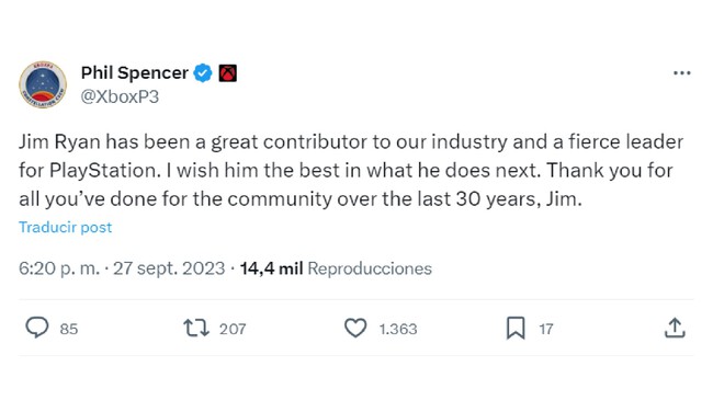 Phil Spencer Reaccion Salida Jim
