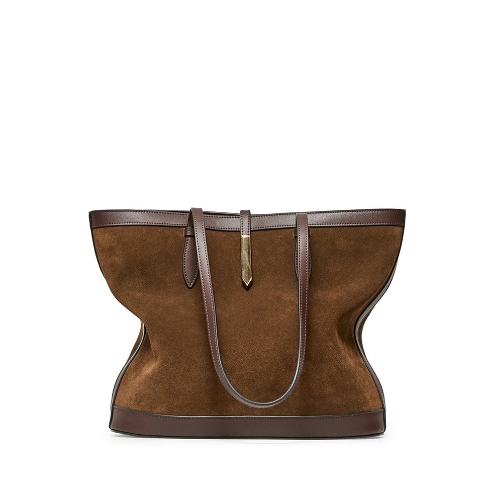 Bolso de apliques de piel Sfera