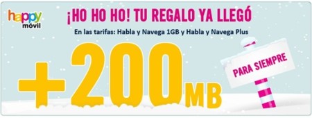 Happy Móvil aumenta gratis los megas de sus tarifas habla y navega