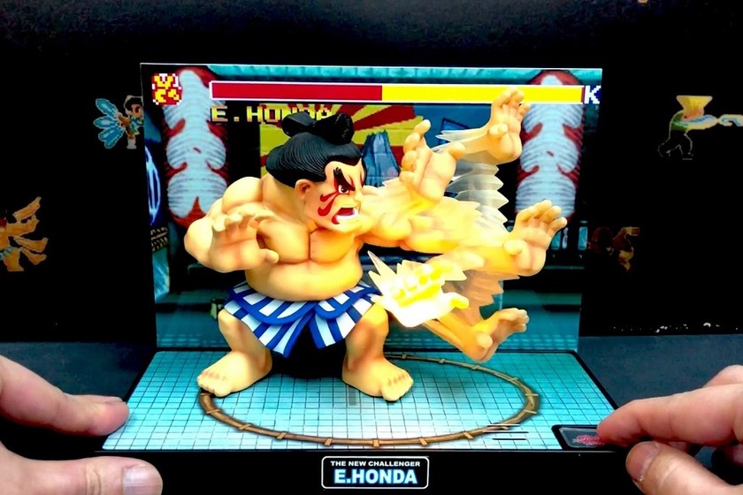 Puede que Honda no sea tu Street Fighter favorito, pero no te puedes perder su figura con manotazos iluminados