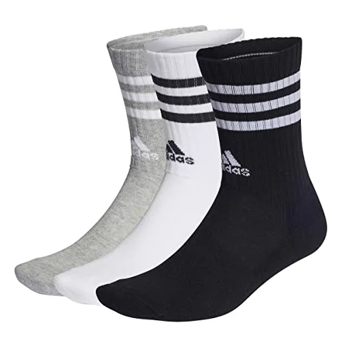 Pack x3 pares de calcetines Adidas Unisex adulto 3-Stripes Cushioned 