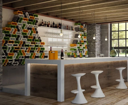 Botellero con el que puedes hacer una cava de pared y decorar tu casa