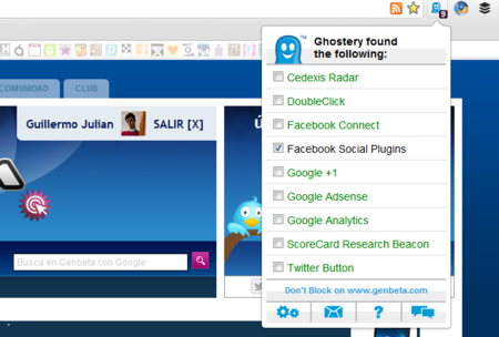 Ghostery, descubre qué sitios te rastrean mientras navegas y bloquéalos