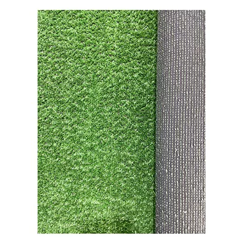 Acomoda Textil – Césped Artificial Alta Densidad para Interior Exterior. Rollo Hierba Sintética con Orificios Drenaje y Fácil Instalación para Jardín, Terraza, Piscina y Patio. (Altura 7mm, 1x2,5m)