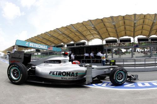 Mercedes GP Michael Schumacher Gran Premio de Malasia 2010
