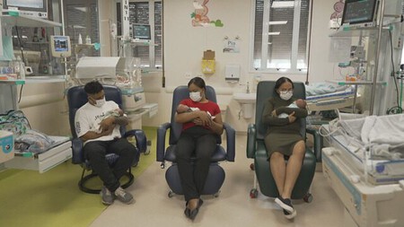 Jéssica Borges ao lado de sua irmã, marido e seus três filhos. Créditos: Fantástico/Globo