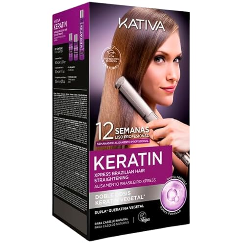 Kativa Keratin - Kit de planchado brasileño Express