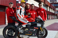 La primera victoria de la Ducati 1199 Panigale tuvo lugar en el Castellano-Manchego