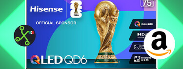 La mejor opción en pantallas para ver el Mundial 2026 es de Hisense: 75 pulgadas, QLED y 4K por 11,994 pesos  