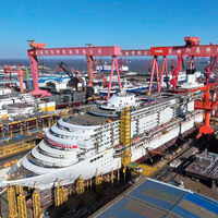 China se cuela en el selecto club de los cruceros y lo hace por la puerta grande: ha construido dos colosos en tiempo récord