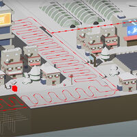 En Francia están probando unas carreteras inteligentes que descongelan la nieve en invierno y y pueden calentar varias casas
