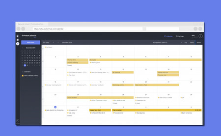 Ya puedes probar ProtonCalendar: el servicio de calendario cifrado de ProtonMail
