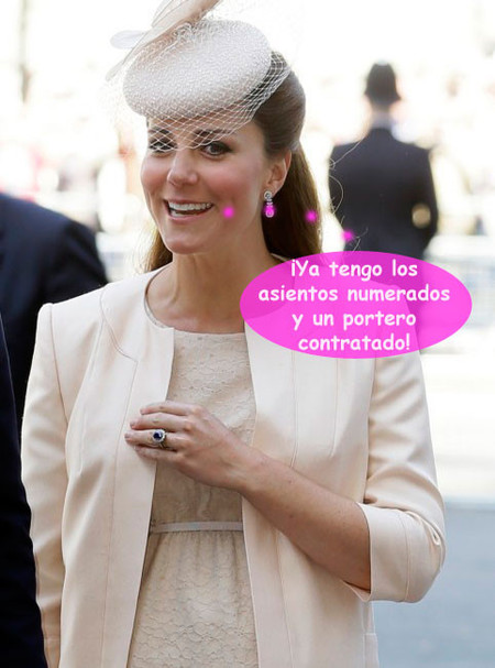 En el paritorio de Kate Middleton habrá más gente que en las rebajas de enero