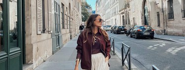 Ni negro ni marrón: el abrigo de lana con bufanda que arrasa en la nueva colección de H&M es color vino tinto 