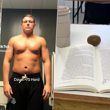 La tendencia #75Hard ha inundado TikTok: así es el nuevo régimen fitness que promete resultados bebiendo galones de agua y leyendo un libro