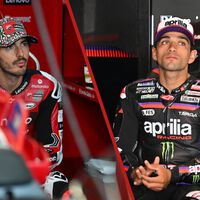 Pecco Bagnaia, piloto de Ducati en MotoGP, defiende a Jorge Martín: "No ha sido su culpa, el asfalto era un desastre" 
