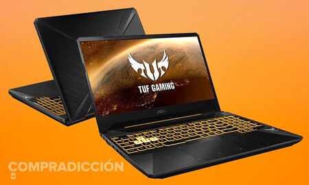 ASUS TUF Gaming FX505DT-BQ180: portátil gaming a precio de ganga. Amazon te lo deja por 556 euros