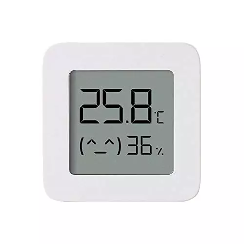 Xiaomi Monitor Temperatura y Humedad 2 - Monitor temperatura y humedad con sensor de alta precisión, batería de larga duración, blanco (Versión ES + 3 años de garantía)