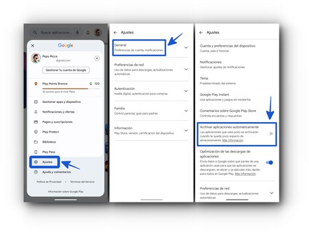 Archivar Apps Google Play