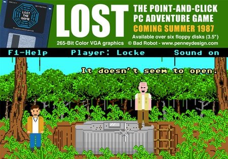 Si LucasArts hubiese realizado el videojuego de 'LOST' en los ochenta...