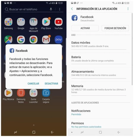 Facebook アプリケーションを非アクティブ化しても、スタブ バージョンには戻りませんが、とにかく非アクティブ化されたままになります。つまり、バックグラウンドで何も実行できない状態になります。