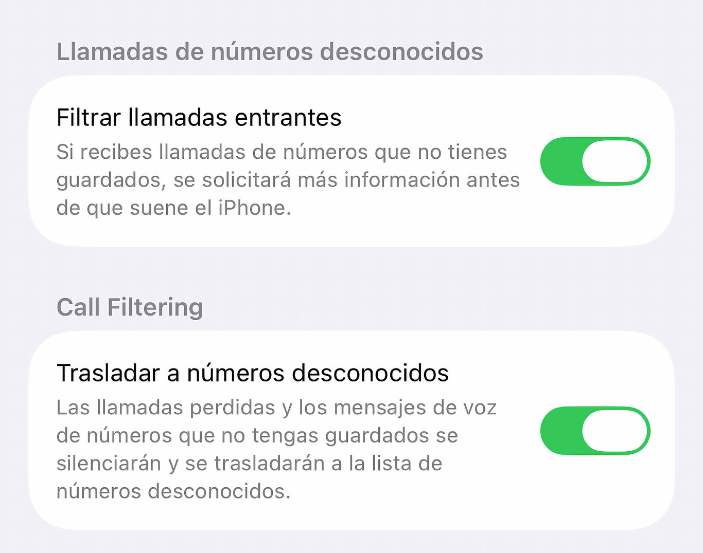 Pensaba que Apple había copiado el filtro de llamadas spam de los ...