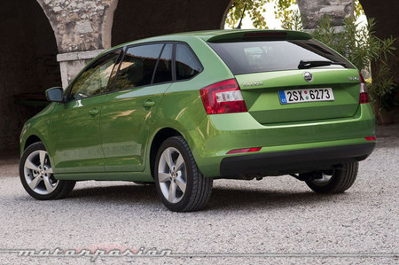 Škoda Spaceback, presentación y prueba en Verona