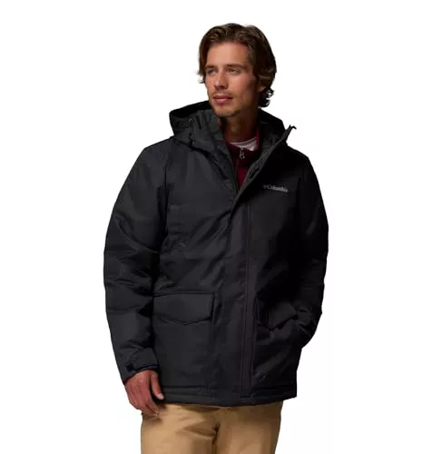 Columbia Pines Lake Parka, Chaqueta Reflectante Omni-Heat, Repelencia Omni-Shield, Capucha Ajustable, Bolsillos de Doble Entrada, Bolsillos Calentamanos, Puños Ajustables - Hombre