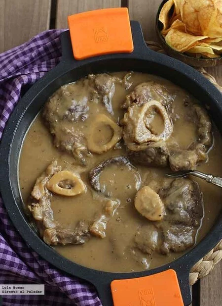 Ossobuco encebollado, receta