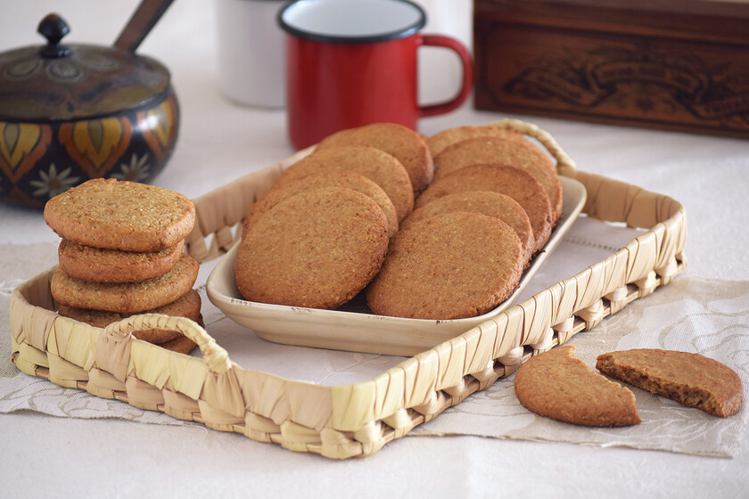 Galletas de la felicidad de la santa Hildegard. Receta de postre fácil y  sencilla