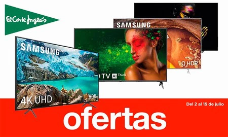 Ofertas en smart TVs en las Rebajas de El Corte Inglés: modelos de LG, Samsung, Hisense, Sony o Philips con descuentos de hasta el 28%