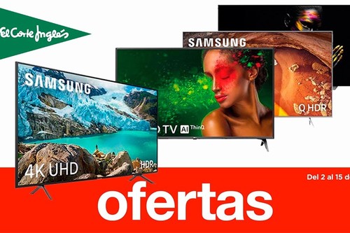 Ofertas en smart TVs en las Rebajas de El Corte Inglés: modelos de LG, Samsung, Hisense, Sony o Philips con descuentos de hasta el 28%