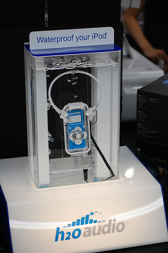 Carcasas sumergibles para iPod