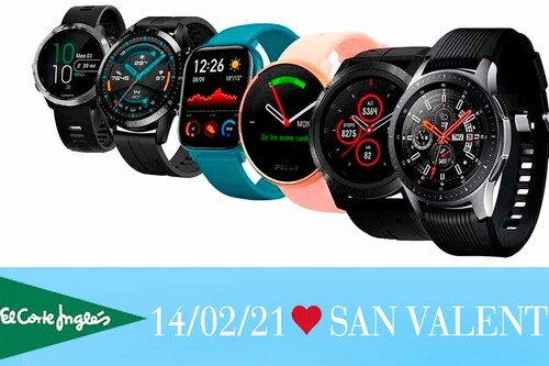 11 relojes inteligentes y pulseras deportivas rebajados en El Corte Inglés para regalar en San Valentín