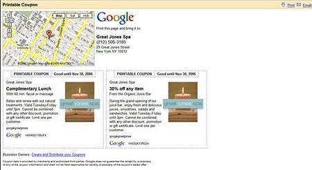 Google Maps ofrece cupones descuento