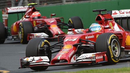 Alonso Raikkonen Australia F1 2014