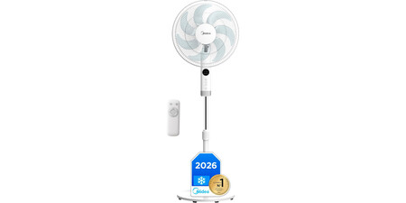 Ventilador De Pie Silencioso Midea