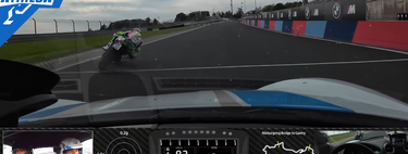 Un Porsche Cayman GT4 se pica con una Kawasaki ZX-10R en Nürburgring, y hay un claro ganador
