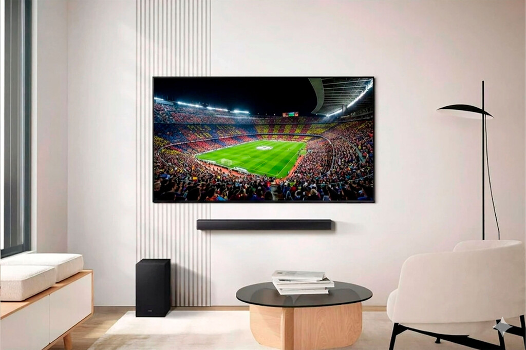 Subwoofer inalámbrico, Dolby y precio de liquidación. Esta barra de sonido Samsung te hará disfrutar el Mundial en tu salón como nunca 