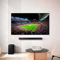 Subwoofer inalámbrico, Dolby y precio de liquidación. Esta barra de sonido Samsung te hará disfrutar el Mundial en tu salón como nunca 