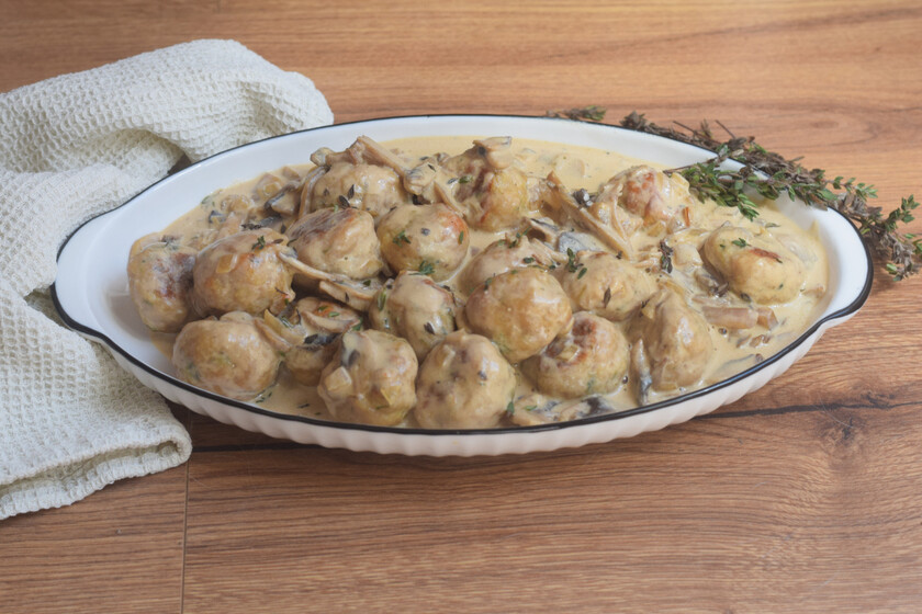 Albondigas De Pollo Marsala